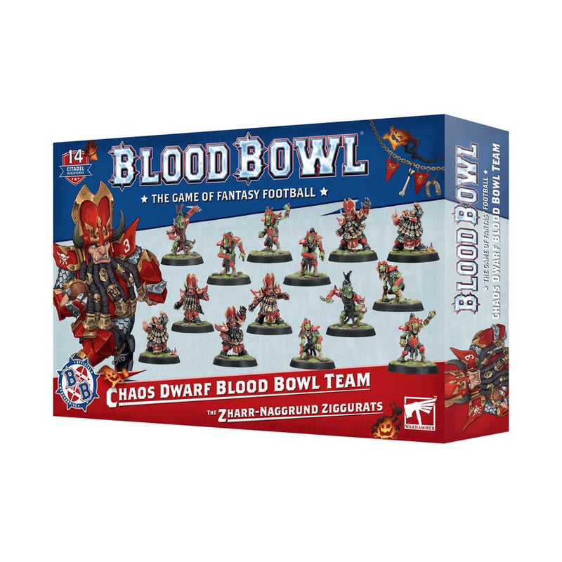 Chaos Dwarf Blood Bowl Team: The Zharr-Naggrund Ziggurats